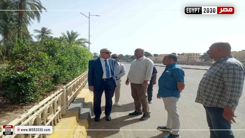 جانب من جولة محافظ الأقصر