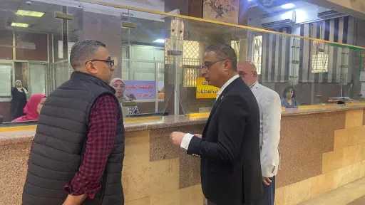 محافظ الجيزة يتفقد المركز التكنولوجي بحي العمرانية لمتابعة إنجاز معاملات المواطنين