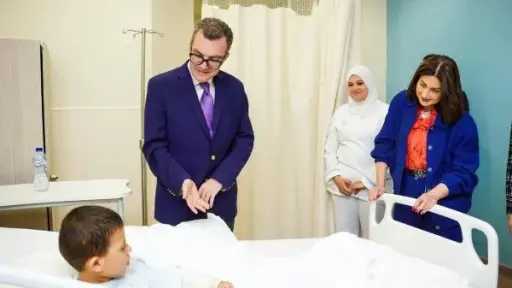 وزير التخطيط يشيد بالمستوى الطبي والإنساني لمستشفى أهل... وزير التخطيط يشيد بالمستوى الطبي والإنساني لمستشفى أهل مصر لعلاج الحروق