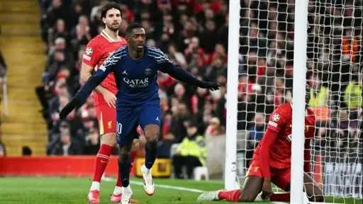 باريس سان جيرمان يقسو على ليفربول بثنائية في... باريس سان جيرمان يقسو على ليفربول بثنائية في ذهاب ربع نهائي دوري أبطال أوروبا