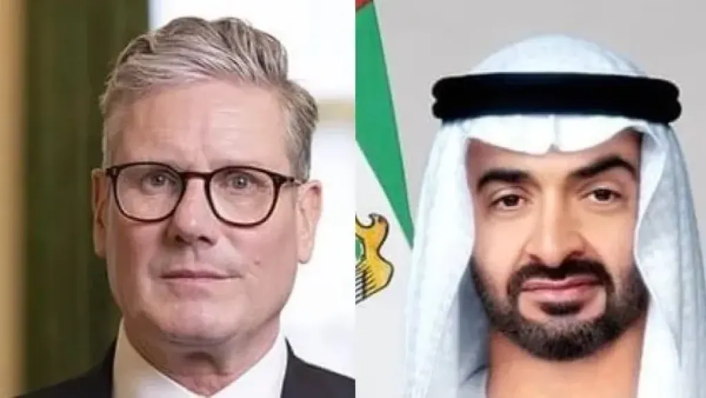 بن زايد وستارمر يبحثان تطورات المنطقة وسط تصاعد التوترات