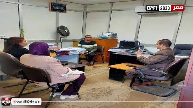 جانب من جولة وكيل وزارة العمل بالأقصر