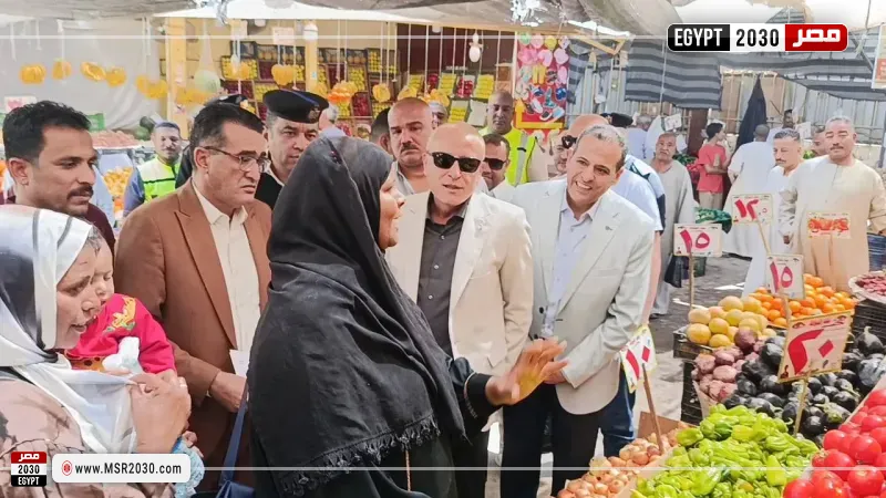 جانب من جولة محافظ الأقصر