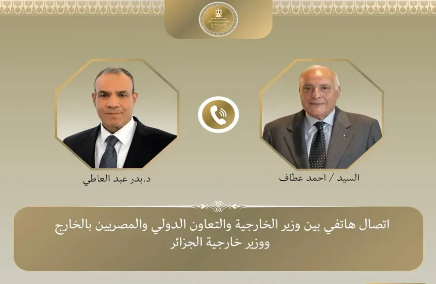 وزير الخارجية يبحث مع نظيره الجزائري جهود خفض التصعيد فى المنطقة
