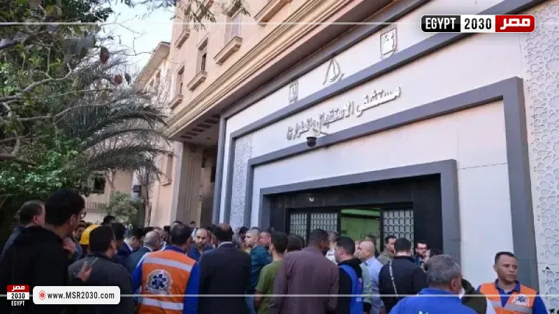 السيطرة على حريق بمستشفى الاستقبال و الطوارئ بقصر العيني