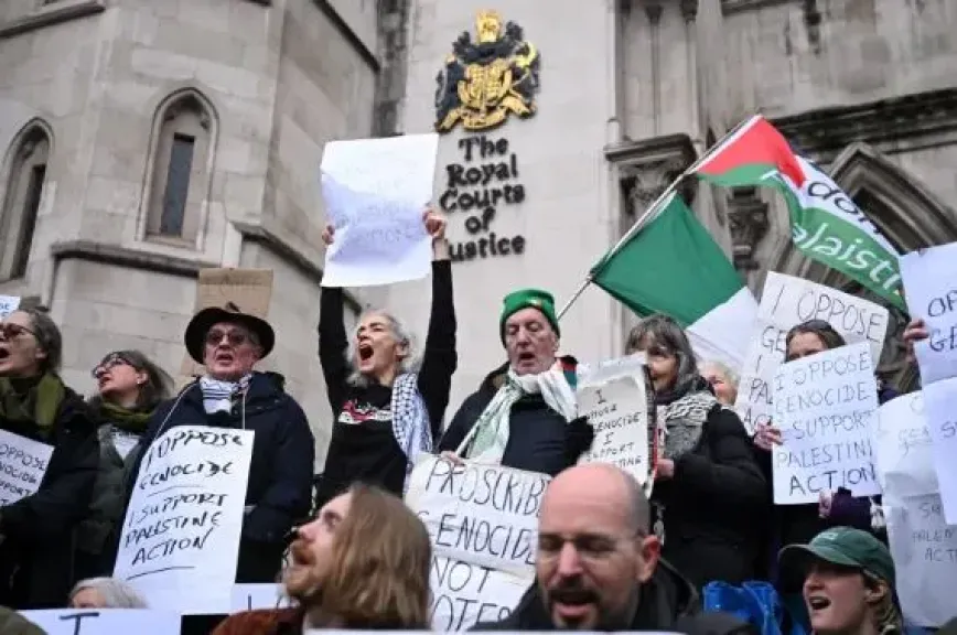 شرطة لندن توقف 92 شخصا في احتجاج لدعم مجموعة فلسطين أكشن