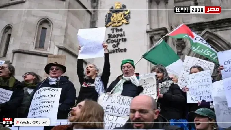 شرطة لندن توقف 92 شخصا في احتجاج لدعم مجموعة فلسطين أكشن