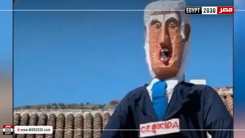 تفجير دمية لنتنياهو في إسبانيا يشعل الجدل ويثير اتهامات بالكراهية