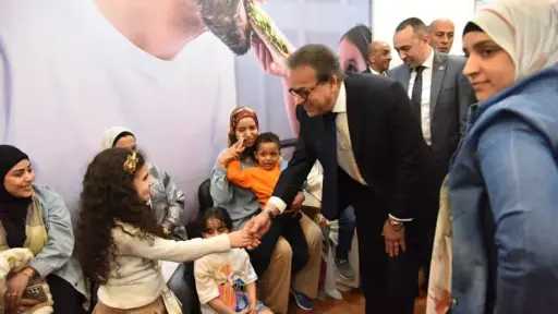 وزير الصحة يشهد إطلاق المبادرة الرئاسية لرعاية أطفال... وزير الصحة يشهد إطلاق المبادرة الرئاسية لرعاية أطفال السكرى من النوع الأول