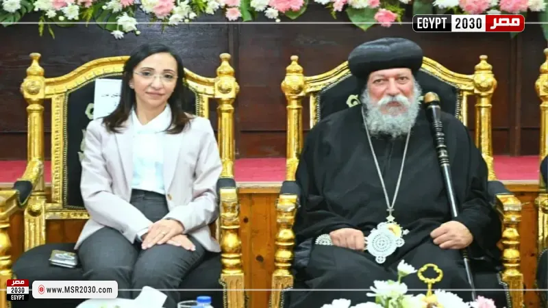 وفد من مسؤولي البحيرة يزور كنائس المحافظة للتهنئة بعيد القيامة المجيد