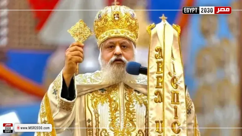 الأنبا ميخائيل يترأس قداس عيد القيامة ويستقبل المهنئين