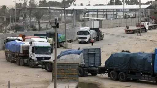 الهلال الأحمر المصري يسيّر قافلة مساعدات ضخمة إلى غزة ضمن ”زاد العزة”
