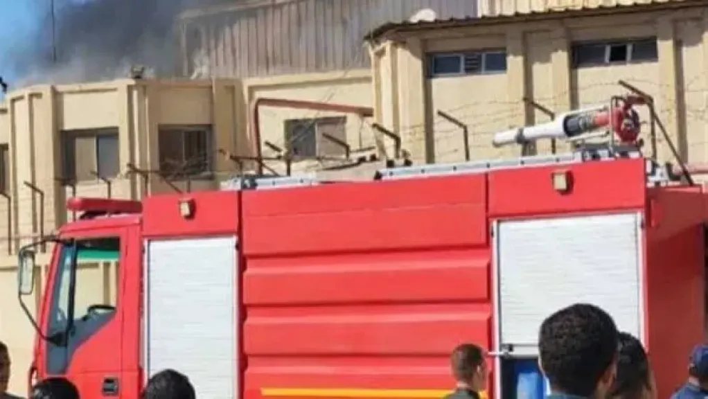 حريق مستشفى المنصورة 