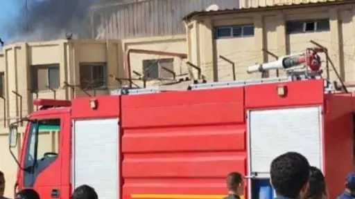 حريق محدود داخل أرشيف مستشفى المنصورة الجامعي.. والسيطرة عليه دون إصابات