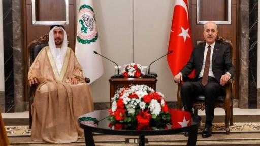 رئيس البرلمان العربي ونظيره التركي يتفقان على مسارات مشتركة لتعزيز العلاقات البرلمانية العربية التركية