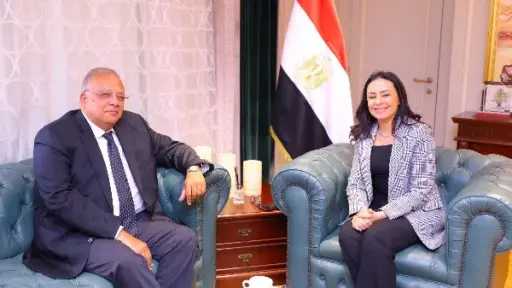 وزيرة التضامن تبحث مع رئيس حقوق الإنسان سبل الارتقاء ببرامج الحماية الاجتماعية