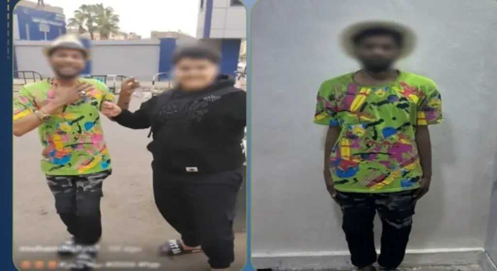 القبض على صاحب ترند ”أنتش وأجري”  لرقصه بطريقة مخلة أمام قسم شرطة