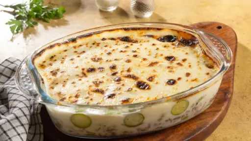 طريقة عمل الكوسة بالبشاميل