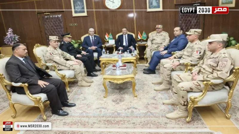 محافظ المنوفية يستقبل مدير جمعية المحاربين القدماء