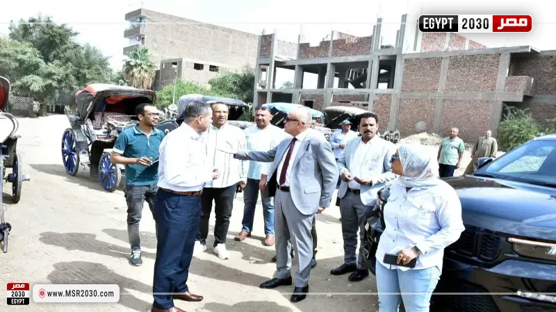 جانب من جولة محافظ الأقصر