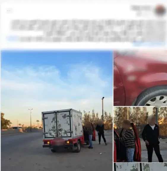 الأمن يكشف ملابسات حادث اصطدام سيارة بالبحيرة وضبط قائد ها