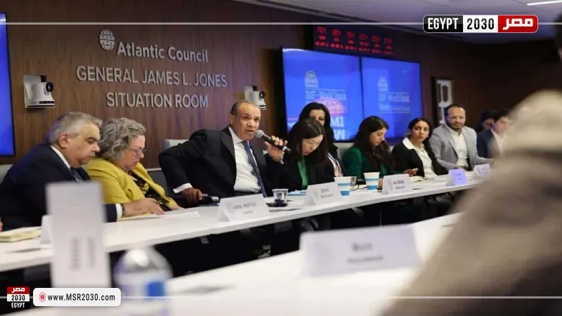 وزير الخارجية يشارك في جلسة نقاشية بالمجلس الأطلنطي حول دور مصر في الشرق الأوسط