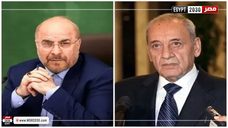 نبيه بري ومحمد باقر قاليباف