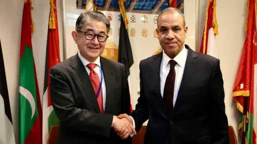 وزير الخارجية يلتقي النائب الأول لرئيس وكالة التعاون... وزير الخارجية يلتقي النائب الأول لرئيس وكالة التعاون الدولي اليابانية