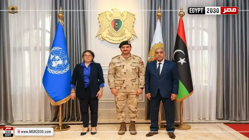 الجيش الليبي يبحث مع بعثة الأمم المتحدة مستجدات الملف السياسي والاقتصادي
