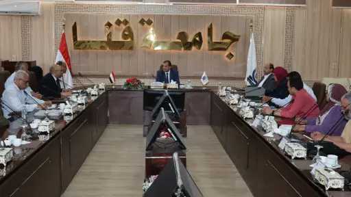 رئيس جامعة قنا يعلن البدء في تنفيذ مشروع مستشفى الباطنة