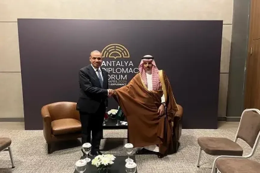 وزير الخارجية ونظيره السعودي