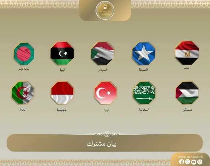 بيان مشترك بشأن إعلان إسرائيل تعيين مبعوث دبلوماسي لدى ما يسمى “أرض الصومال”