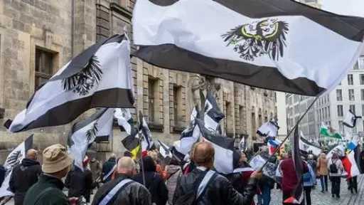 ألمانيا: 200 شخص يشاركون في تجمع لحركة مواطنو الرايخ في براونشفايج