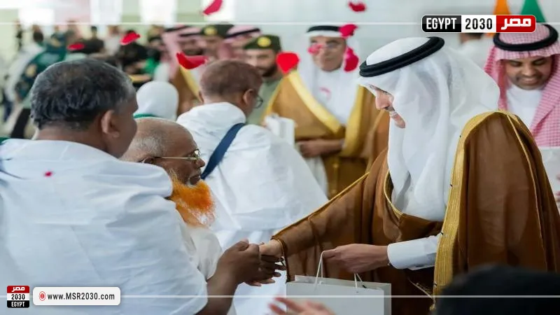 جانب من استقبال الحجاج