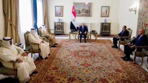 السيسي يستقبل وزير خارجية الكويت ويؤكد دعم مصر الكامل لأمن واستقرار الكويت
