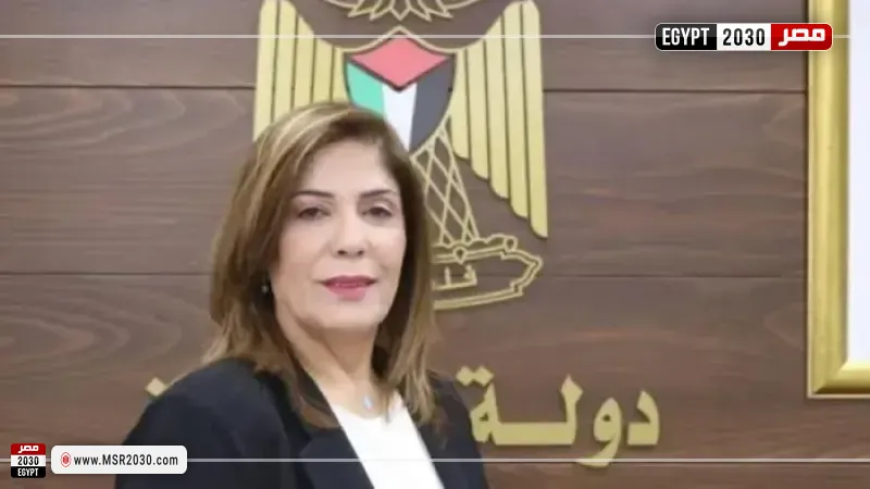 وزيرة شؤون المرأة الفلسطينية منى الخليلي