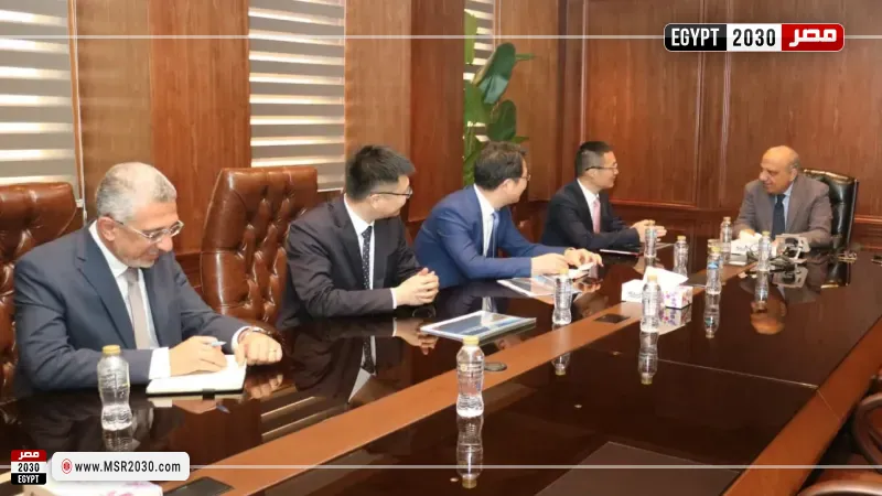 جانب من لقاء وزير الكهرباء