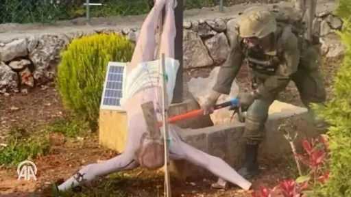 بولندا: على إسرائيل معاقبة الجندي الذي حطم تمثالا للمسيح جنوبي لبنان