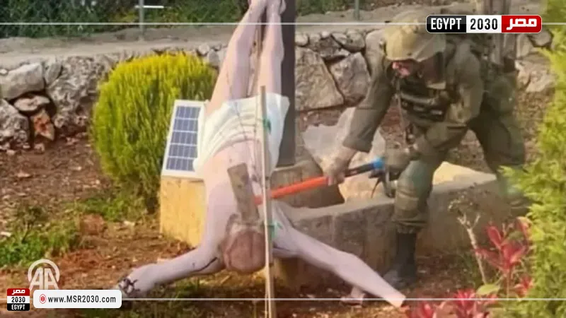 بولندا: على إسرائيل معاقبة الجندي الذي حطم تمثالا للمسيح جنوبي لبنان