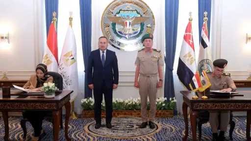 بروتوكول تعاون بين الكلية العسكرية التكنولوجية وأكاديمية البحث العلمى فى دعم وتحفيز الإبتكار