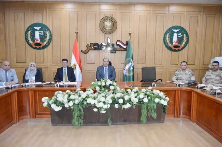 نائب محافظ  المنوفية يعقد اجتماعا تنسيقيا لمتابعة الموقف النهائي لاستلام مشروعات المبادرة الرئاسية ” حياة كريمة ”