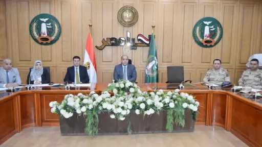 نائب محافظ  المنوفية يعقد اجتماعا تنسيقيا لمتابعة الموقف النهائي لاستلام مشروعات المبادرة الرئاسية ” حياة كريمة ”