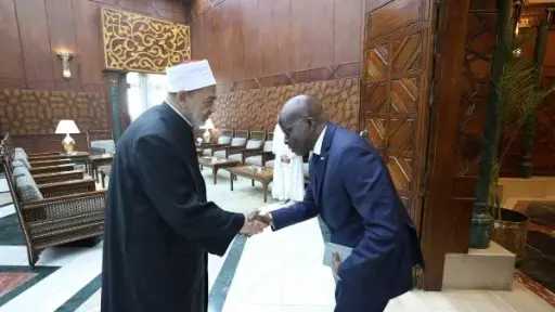 شيخ الأزهر يستقبل سفير مالي ويؤكد استعداد الجامعة لزيادة المنح الدراسية وتدريب أئمة مالي
