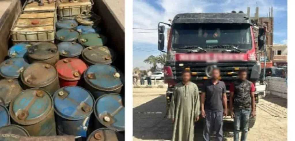 ضبط 7 أطنان سولار قبل تهريبها وبيعها في السوق السوداء بقنا