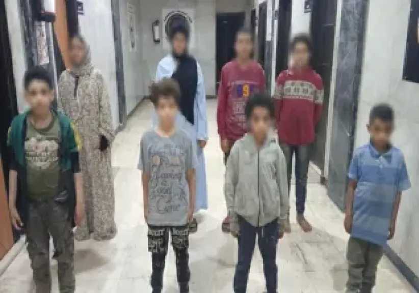 ضبط 10 متهمين لاستغلال 9 أطفال في أعمال تسول بالقاهرة