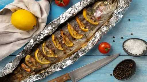 طريقة عمل سمك ماكريل بتتبيلة الليمون والزعتر