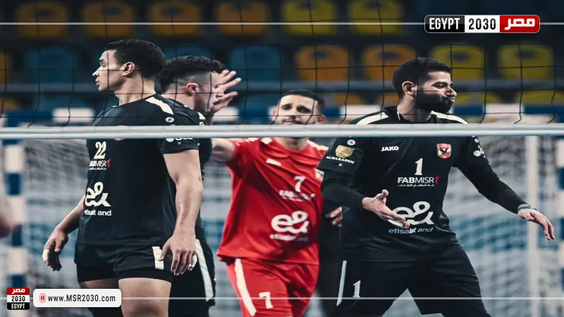 رجال طائرة الأهلي