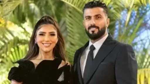 بإطلالة رومانسية.. محمد سامي برفقة مي عمر