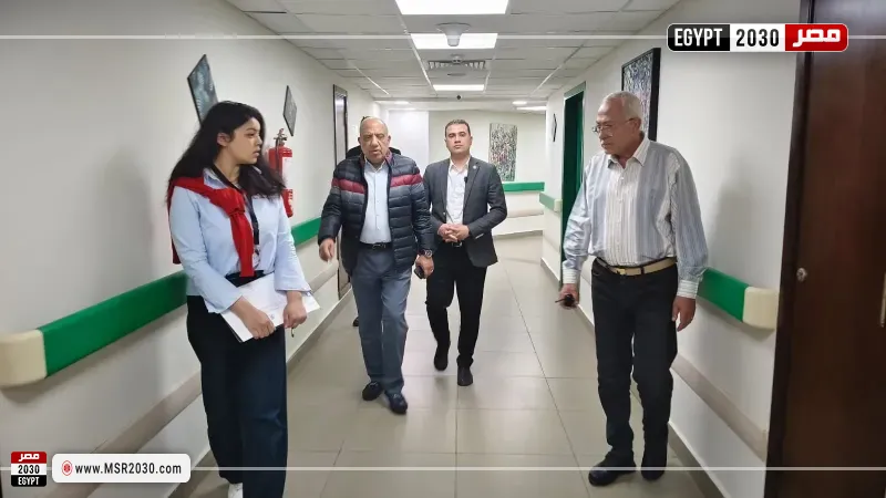 جانب من زيارة وزير الكهرباء