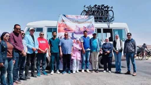 هيئة الرعاية الصحية تشارك في التأمين الطبي لبطولة الجمهورية للدراجات بمحافظة السويس 2026/2025